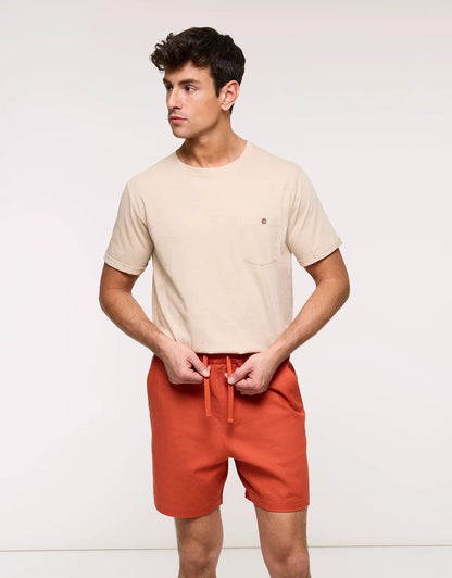 Orange Bermuda Shorts - Jackie