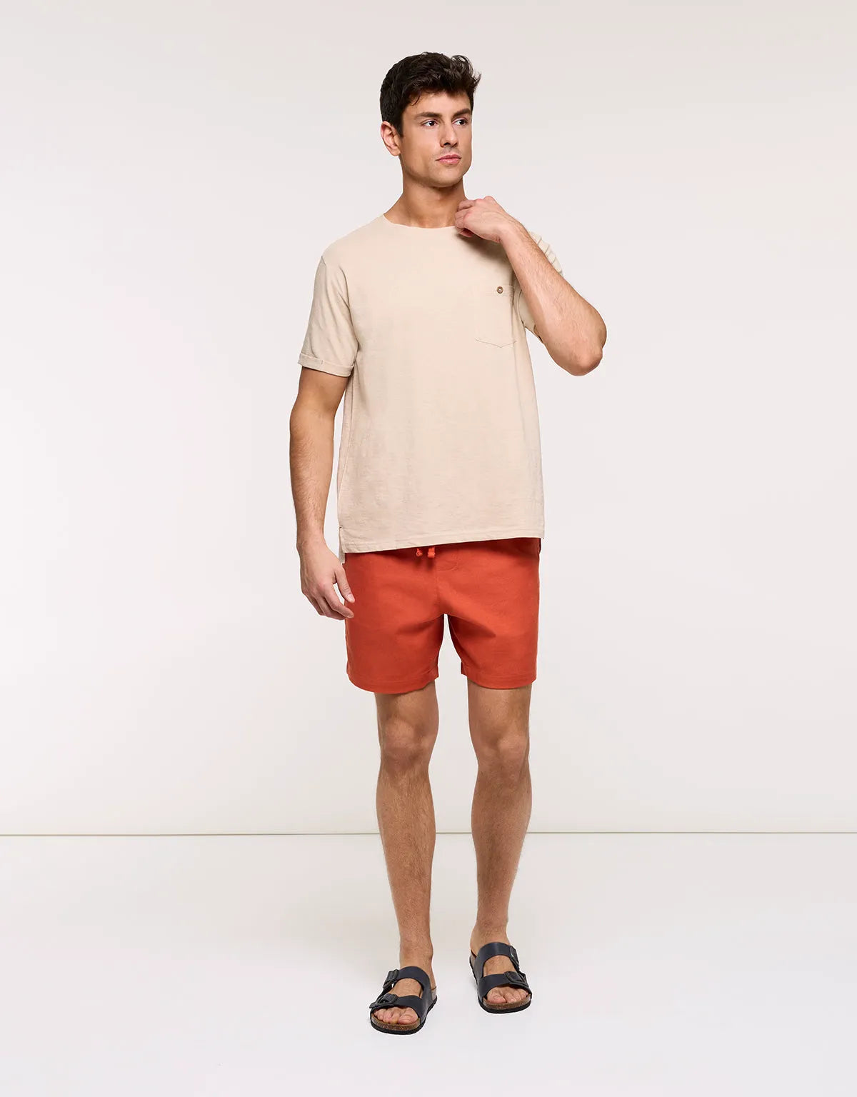 Orange Bermuda Shorts - Jackie