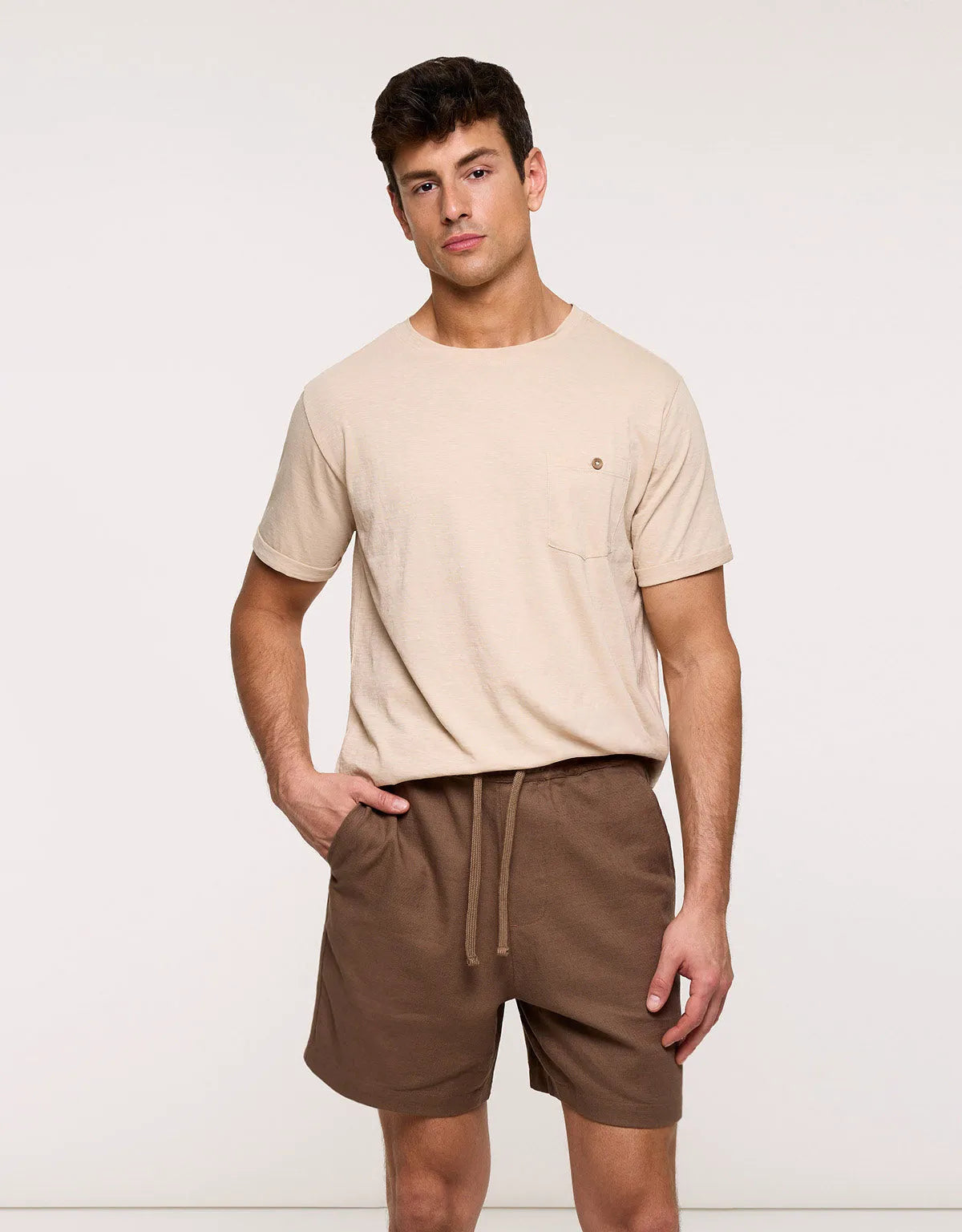 Brown Bermuda shorts - Jackie